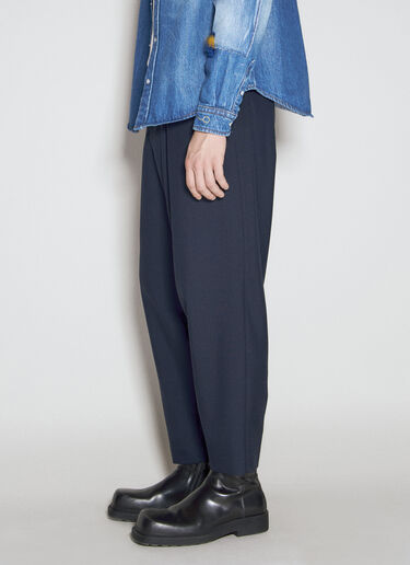 Drawstring Waist Wool Pants Marni Drawstring Waist Wool Pants Blue mni0155011