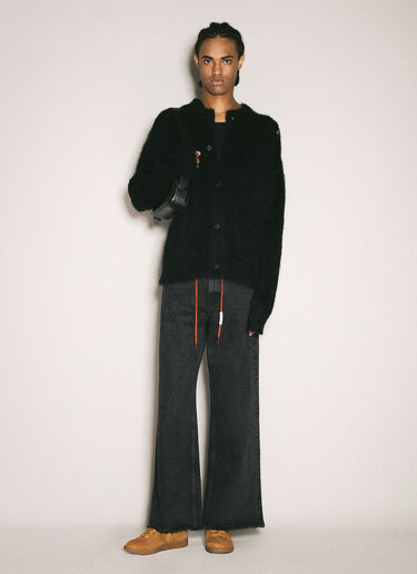 Marni 混纱染色喇叭牛仔裤 黑色 mni0157007