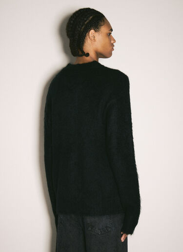 Brushed Knit Cardigan Marni Brushed Knit Cardigan Black mni0158001