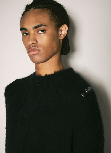 Brushed Knit Cardigan Marni Brushed Knit Cardigan Black mni0158001