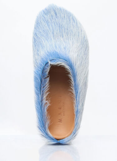 Marni Fussbett Sabot Mules Blue mni0159007