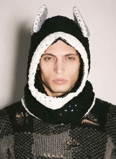 Donkey Puppet Balaclava Marni Donkey Puppet Balaclava Black mni0159010