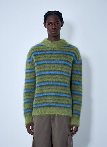 Marni Mohair-Blend Sweater Green mni0161003
