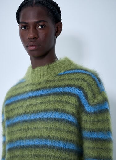Marni Mohair-Blend Sweater Green mni0161003