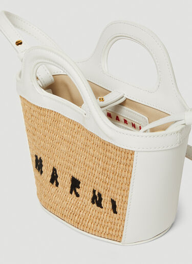 Marni Tropicalia Micro Tote Bag White mni0247037