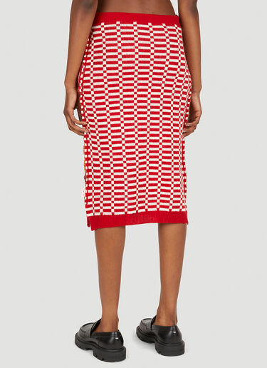 Contrast Knit Skirt Marni Contrast Knit Skirt Red mni0249011