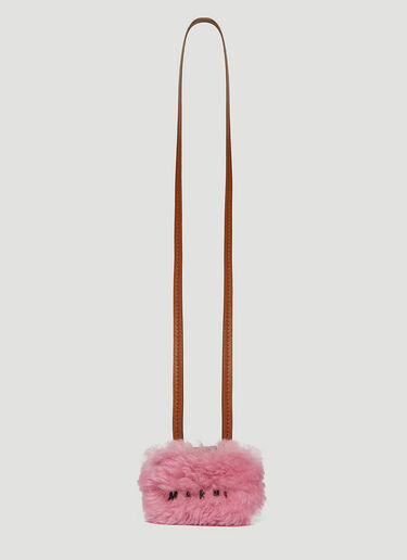 Shearling Airpod Case Marni Shearling Airpod Case Pink mni0249035