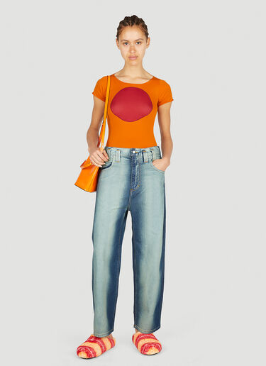 Colourblock T-Shirt Marni Colourblock T-Shirt Orange mni0252007
