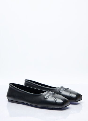 Marni 댄서 발레리나 플랫 슈즈 블랙 mni0257019