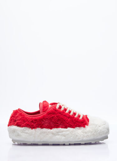 Marni Teddy Tennis Sneakers Red mni0257024