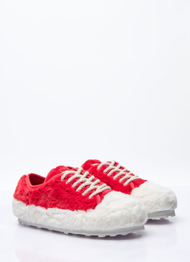 Marni Teddy Tennis Sneakers Red mni0257024