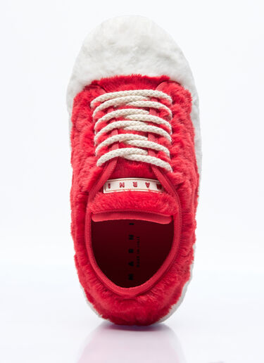 Marni Teddy Tennis Sneakers Red mni0257024