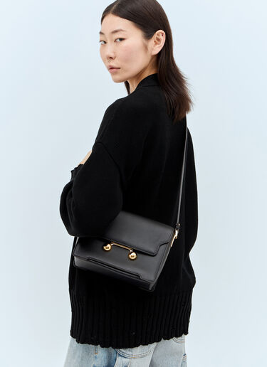 Marni 中号 Tunkaroo 单肩包 黑色 mni0257030
