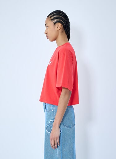 Logo Print T-shirt Marni Logo Print T-shirt Red mni0259012