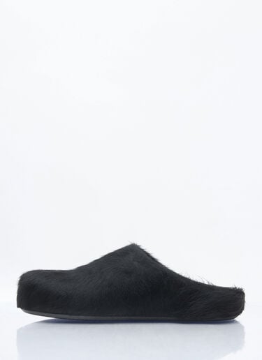 Marni Fussbett Sabot Mules Black mni0259017