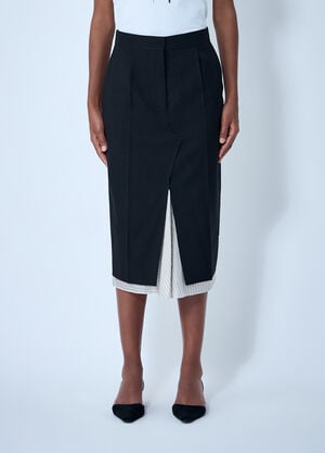 Marni Wool Midi Skirt Black mni0261006