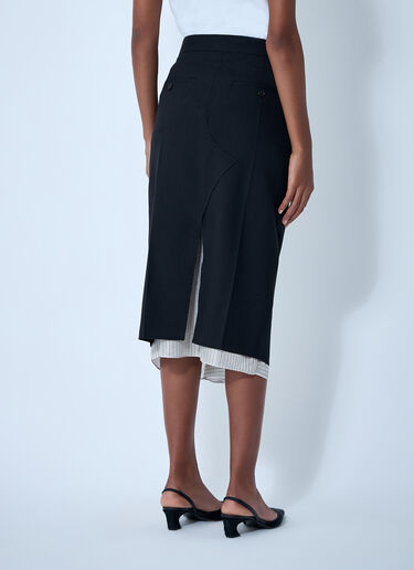 Marni Wool Midi Skirt Black mni0261006