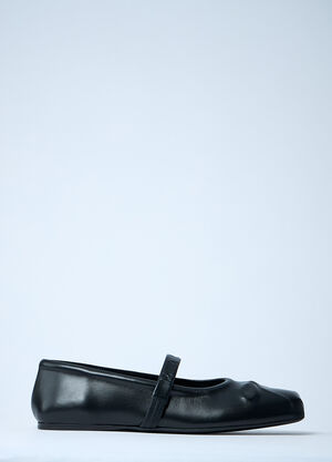 Marni Box Motif Mary Jane Shoes Black mni0261013