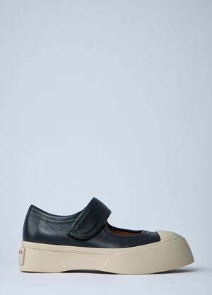 Marni Mary Jane Platform Shoes Black mni0261017