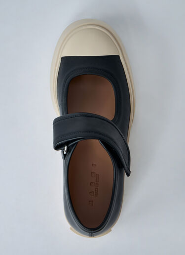 Marni Mary Jane Platform Shoes Black mni0261017