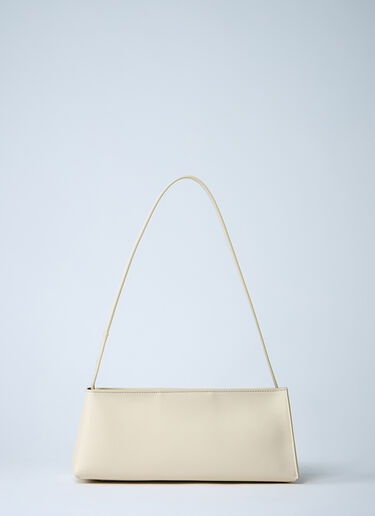 Marni Leather Baguette Musuem Shoulder Bag Beige mni0261019