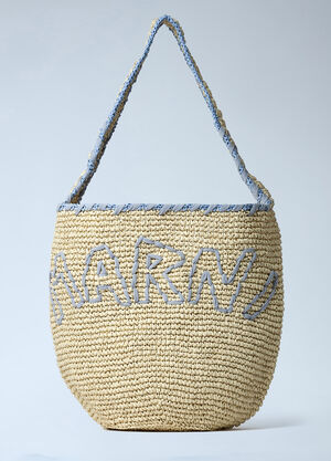 Marni Medium Hobo Shoulder Bag Natural mni0261020