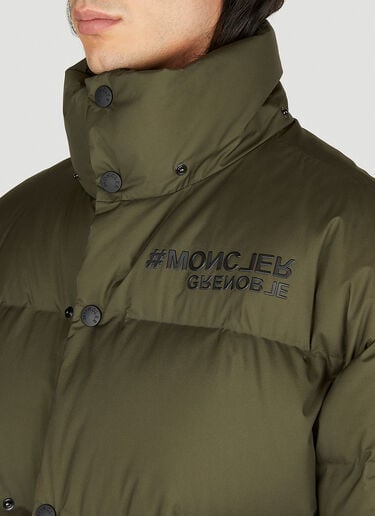 Moncler Grenoble 코라이아 후드 퍼퍼 재킷 그린 mog0153008