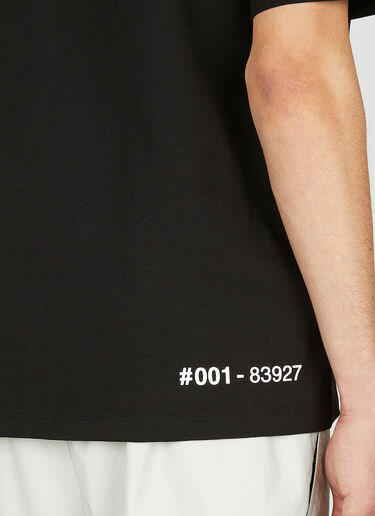 Logo Print Short Sleeve T-Shirt Moncler Grenoble Logo Print Short Sleeve T-Shirt Black mog0153016