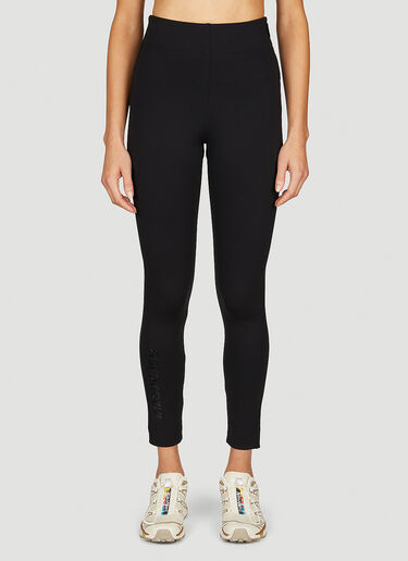 Jersey Leggings Moncler Grenoble Jersey Leggings Black mog0253025