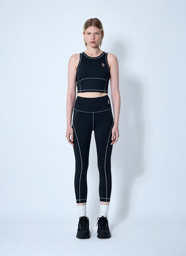 Logo Patch Leggings Moncler Grenoble Logo Patch Leggings Black mog0259010