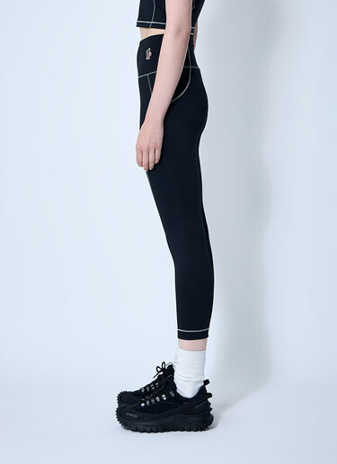 Logo Patch Leggings Moncler Grenoble Logo Patch Leggings Black mog0259010