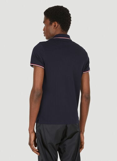 Moncler Logo Polo Shirt Blue mon0148009