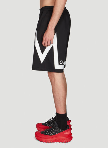 Logo Track Shorts Moncler Logo Track Shorts Black mon0149015