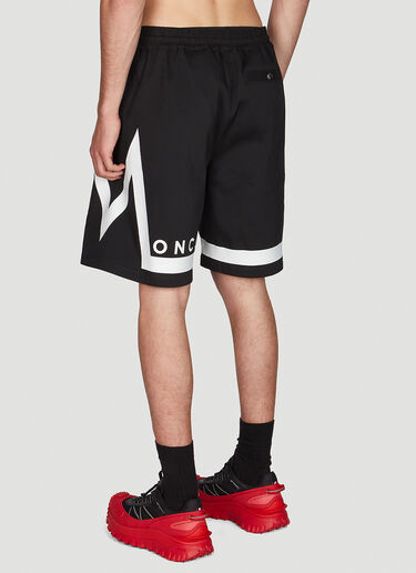 Logo Track Shorts Moncler Logo Track Shorts Black mon0149015