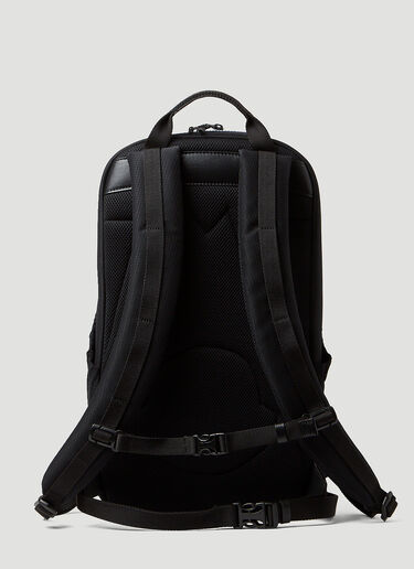 Cut Logo Print Backpack Moncler Cut Logo Print Backpack Black mon0151033