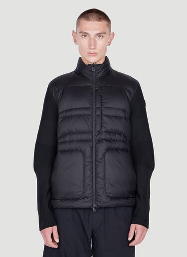 Moncler 패디드 니트 재킷 블랙 mon0152018