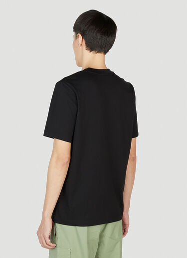 Logo Embroidery T-Shirt Moncler Logo Embroidery T-Shirt Black mon0152023