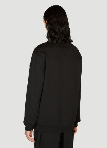 Moncler 로고 프린트 스웨트셔츠 블랙 mon0153029