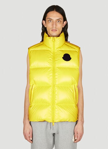 Moncler Sumido Down Vest Jacket Yellow mon0154020