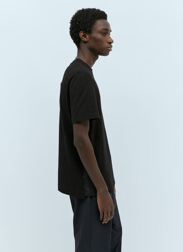 Logo Applique T-Shirt Moncler Logo Applique T-Shirt Black mon0155007
