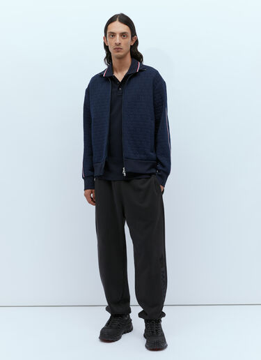 Moncler 压花拉链开衫 藏蓝色 mon0155014