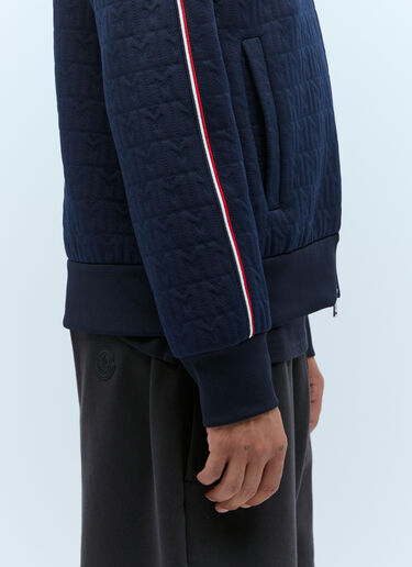 Moncler 压花拉链开衫 藏蓝色 mon0155014