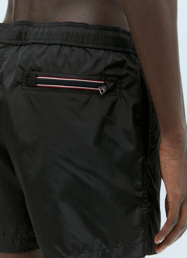 Logo Patch Swim Shorts Moncler Logo Patch Swim Shorts Black mon0155017