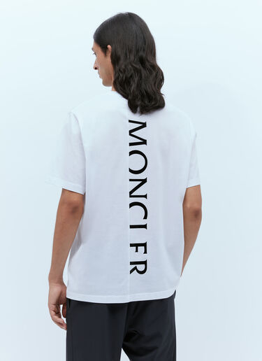 Moncler 徽标贴饰 T 恤 白色 mon0156025