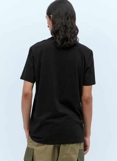 Logo Embroidery T-Shirt Moncler Logo Embroidery T-Shirt Black mon0156027