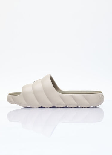 Moncler Lilo 徽标贴饰拖鞋  米色 mon0156032