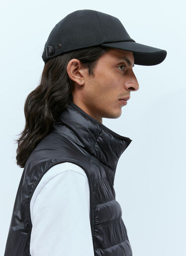 Moncler 徽标贴饰棒球帽 黑色 mon0156034