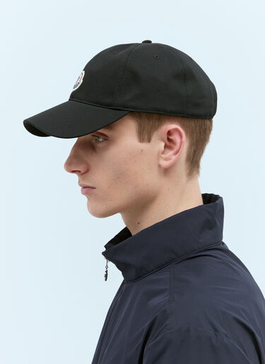 Moncler 徽标贴饰棒球帽 黑色 mon0156035