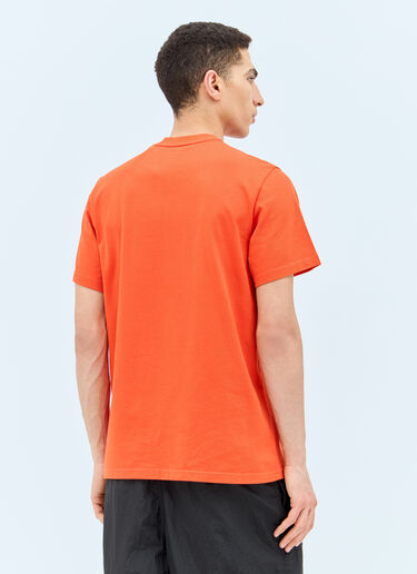 Logo Applique T-Shirt Moncler Logo Applique T-Shirt Orange mon0157029
