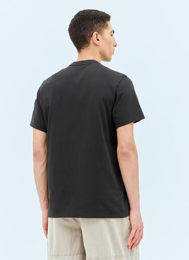 Logo Applique T-Shirt Moncler Logo Applique T-Shirt Black mon0157030